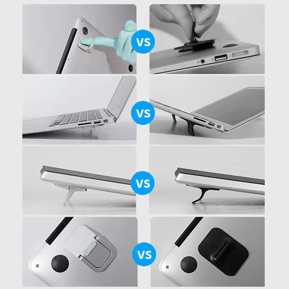 Mini Portable Legs Laptop Stand For Computer Keyboard Holder Laptop Stands For Macbook Huawei Xiaomi Notebook Aluminum Support by All Mart Bristol Ltd