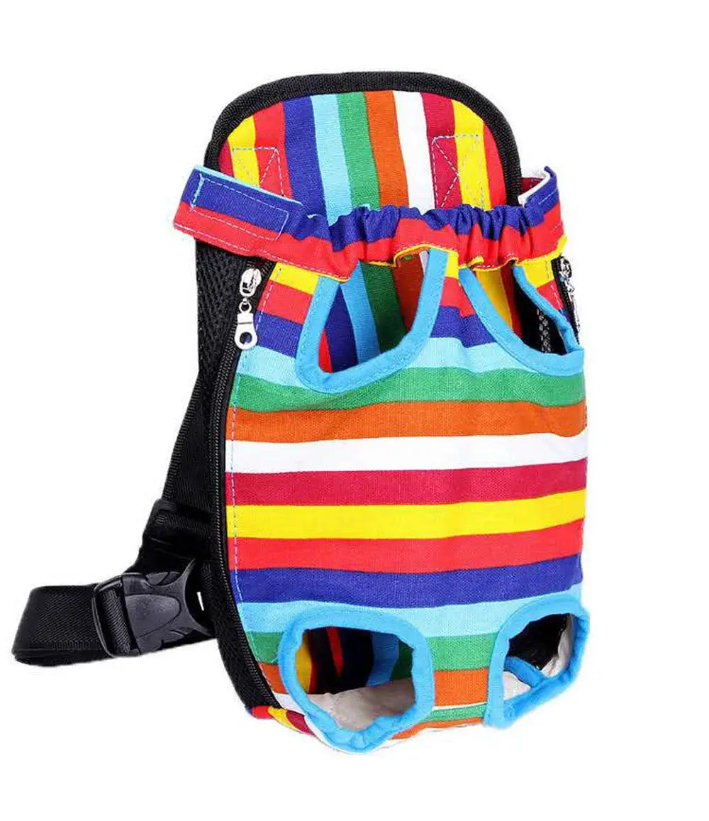 Adjustable Cat Carrier Bag Pet Double Shoulder Backpack Portable Bag Outdoor Travel Camping Hiking Cat Bag Dog Bag by All Mart Bristol Ltd