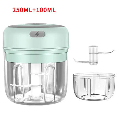 HiPiCok Electric Mini Food Chopper and Garlic Press by All Mart Bristol Ltd