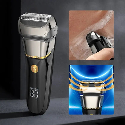 Men's electric shaver, reciprocating aluminum foil shaver, USB rechargeable shaver, holiday gift by All Mart Bristol Ltd