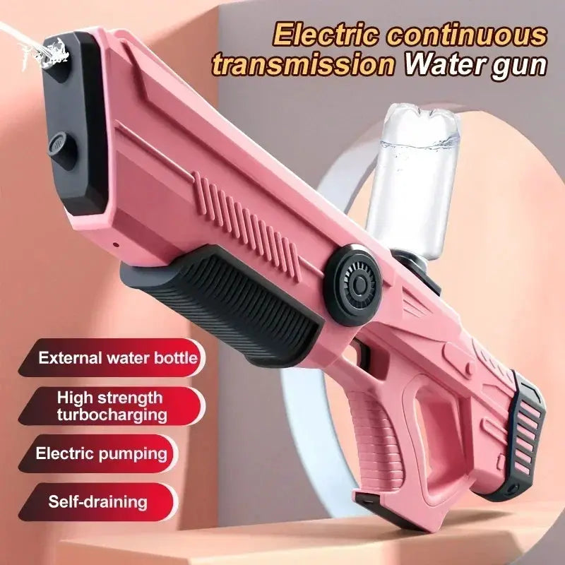 Electric Automatic Water Storage Gun Toys Portable Children Summer Beach Outdoor Fight Fantasy Spray Gun Toys Boy Kid Adult Game by All Mart Bristol Ltd