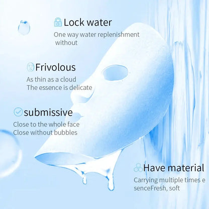 10pcs Centella Collagen Face Mask Moisturizing Refreshing Sheet Masks Hyaluronic Acid Facial Anti-Wrinkle Anti-aging Mask by All Mart Bristol Ltd