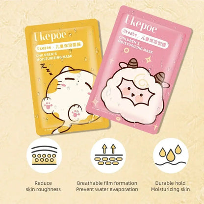 Animal Children's Sheet Mask Skincare Beauty Kids Spa Moisturize Face Masks For Birthday Party Gifts facial mask by All Mart Bristol Ltd