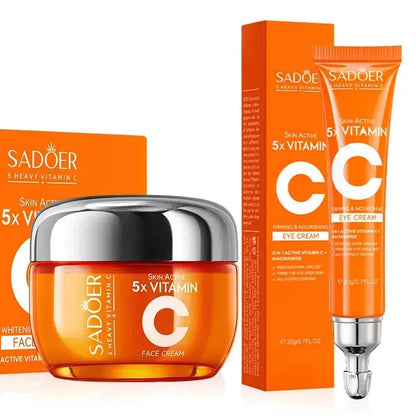 SADOER Vitamin C Face Cream Facial skincare Firming Moisturizing Brightening Hydrating Facial Creams Beauty Face Skin Care by All Mart Bristol Ltd