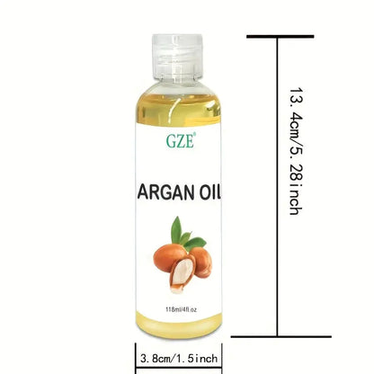 GZE Organic Moroccan Argan Oil Pure Cold Pressed Virgin Premium Grade Moisturizer for Dry, Damaged Skin, Hair, Face, Body, Scalp by All Mart Bristol Ltd