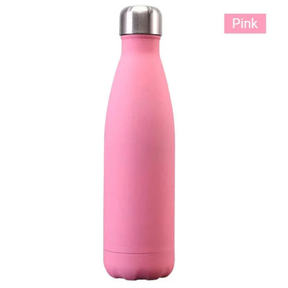 ZOUNICH 500ml Double-Wall Insulated Vacuum Flask Stainless Steel Water Bottle for Sport Water Bottles Portable Thermos Bottle by All Mart Bristol Ltd