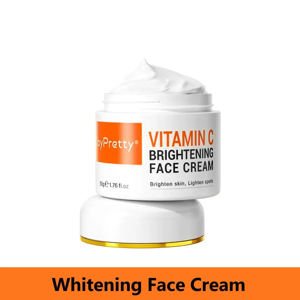 Vitamin C for Face Whitening Set Dark Spots Removal Cream Skincare Kits Eye Lightening Moisturizing Facial Serum Skin Care by All Mart Bristol Ltd