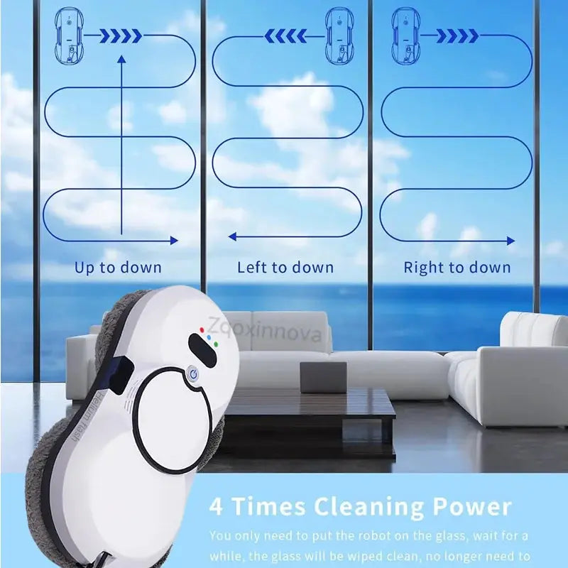 Automatic Smart Robot Window Cleaner with Water Spray by All Mart Bristol Ltd