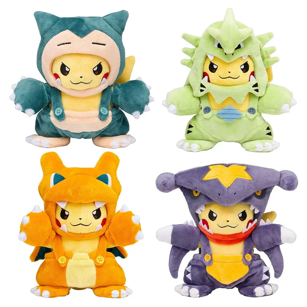 Cos Eevee Pikachu Cosplay Plush Toy Charizard Peluche Snorlax Garchomp Tyranitar Hydreigon Stuffed Animal Doll Plushies Toy Gift by All Mart Bristol Ltd