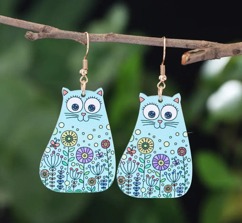 Hawaiian Acrylic Australia Designer Earrings Earring Accessories African Polynesian Jewelry Earring Women's Earrings for Women by All Mart Bristol Ltd