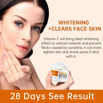 Vitamin C for Face Whitening Set Dark Spots Removal Cream Skincare Kits Eye Lightening Moisturizing Facial Serum Skin Care by All Mart Bristol Ltd