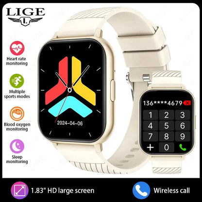 1.83" HD Large Screen 2026 New Smart Watch Bluetooth Call Heart Rate Monitoring Smartwatch Multiple Sport Mode Fitness Bracelet by All Mart Bristol Ltd
