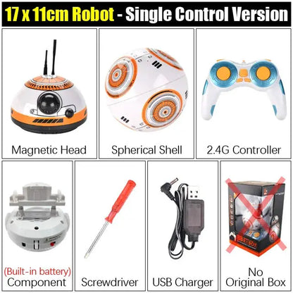 RC Robot 2.4G Radio Remote Control With Sound Watch Gesture Induction Sensor Intelligent Robot Car Model Kid Electronic Toy Gift by All Mart Bristol Ltd