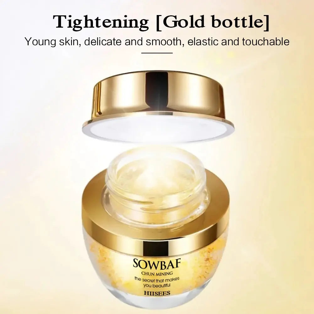 24K Gold Snail Collagen Face Cream Moisturizing Skincare Essential Brightening Anti- Aging Wrinkle Whitening Face Skin Care 50ml by All Mart Bristol Ltd