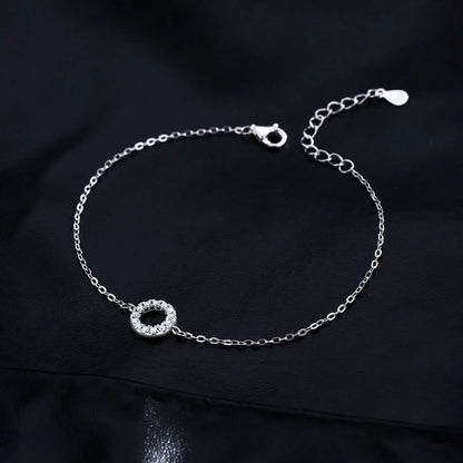 MODIAN D Color Moissanite Bracelet 925 Sterling Silver Fashion Hallow Out Round Link Chain Bracelet For Women Fine Jewelry Gifts by All Mart Bristol Ltd