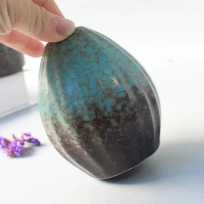 Ceramic Small flower Vase Home Decoration Crafts Tabletop Ornament Simplicity Japanese-style Decoration by All Mart Bristol Ltd