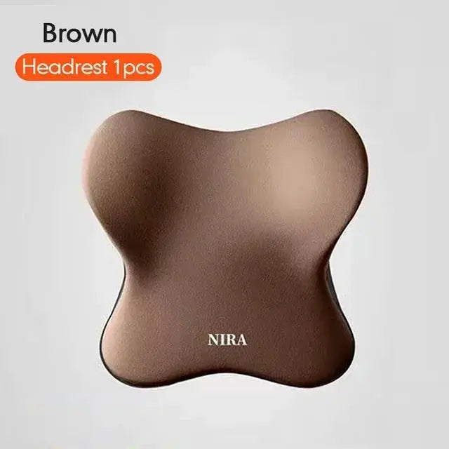 New Memory Foam Car Universal Headrest Lumbar Cushion Back Cushion Lumbar Pillow Car Comfort Neck Pillow Car General Accessories by All Mart Bristol Ltd