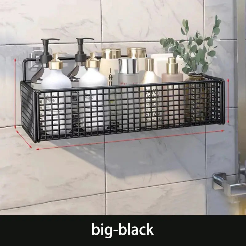 Kitchen Wall Mount Storage Rack Non Perforated Wall Mounted Storage Rack Wall Shelf Spice Rack Kitchen Rack Dish Rack Sink Rack by All Mart Bristol Ltd