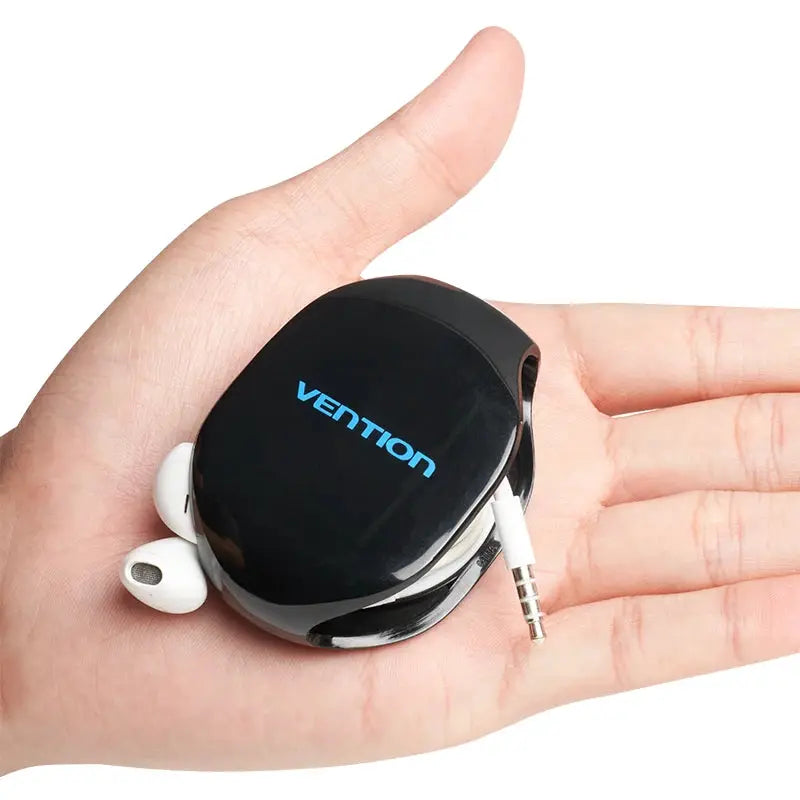 Vention Automatic Cable Winder Cord Organizer Holder for Headphones USB Cables and Phone Winding Automatic Cable Winder Machine by All Mart Bristol Ltd