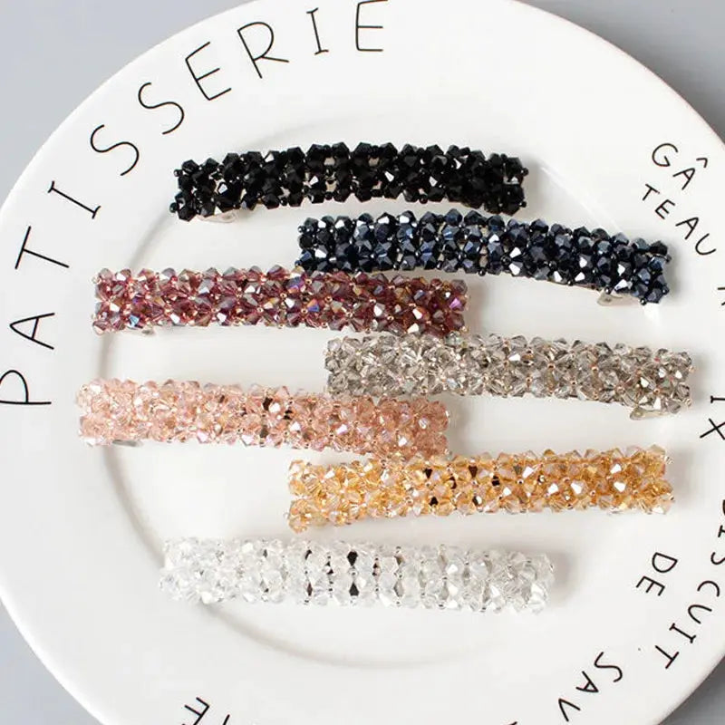 New Korean Elegant Hairpins Hairgrips Crystal Rhinestone Barrettes Hair Clips For Women Girls Hair Accessories by All Mart Bristol Ltd