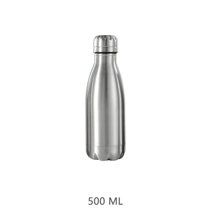 Stainless Steel Water Bottle Hot Cold Water Bottle for Travel Camping Sports Drink Bottles Drinkware Cup Hiking Water Bottle New by All Mart Bristol Ltd