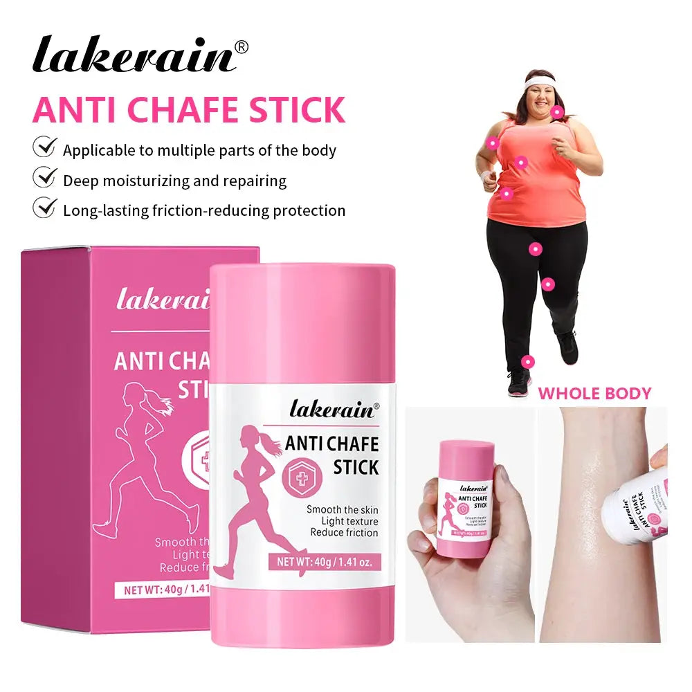 Anti-Chafing Stick Friction Reducing Protection Moisturizing Dry Skin Running Chafe Stick For Heel Lower Arm Thigh Skin Care by All Mart Bristol Ltd