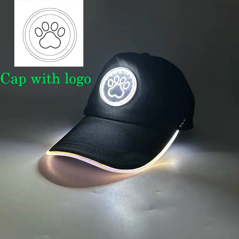Wholesale Baseball Caps Night Glow Light Cap Boys Girls Fashion Headwear Costumes Accessory Caps Hats by All Mart Bristol Ltd