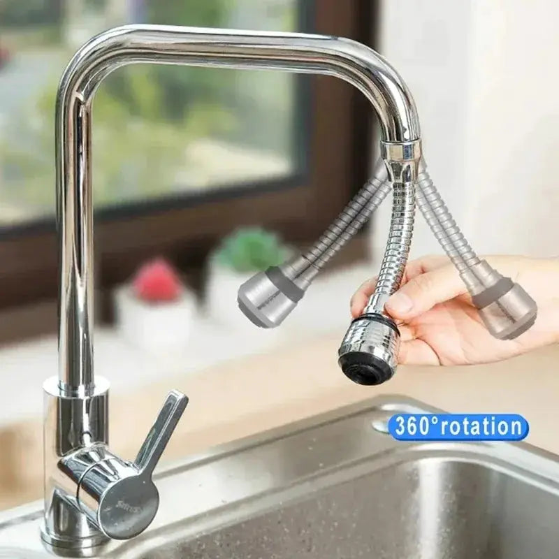 360° Rotating Kitchen Faucet Pressurized Anti-Splash Extended Filter Foam Universal Faucet Head Sprayer for Kitchen by All Mart Bristol Ltd