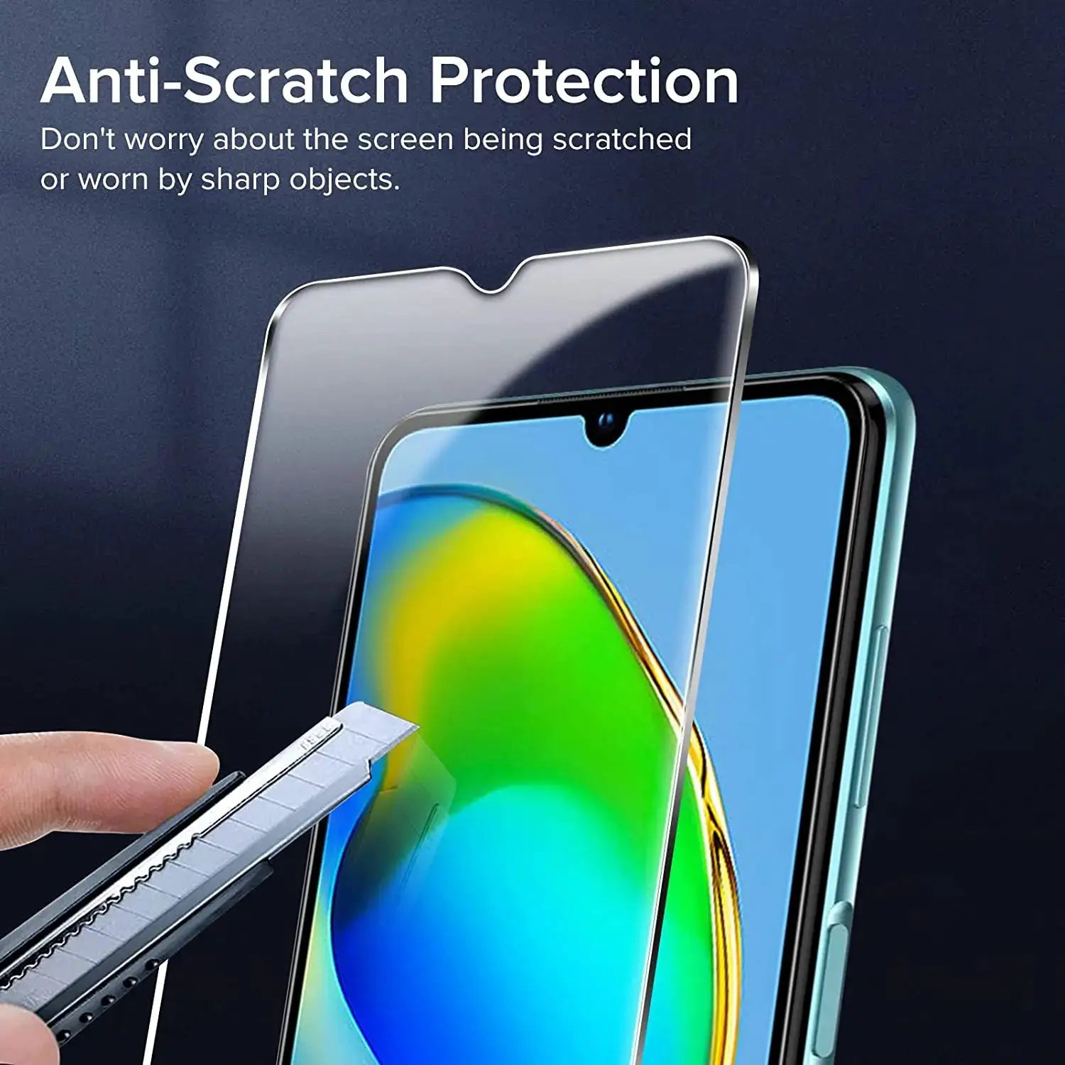 For CUBOT X70 Screen Tempered Glass Protector Glass Film by All Mart Bristol Ltd