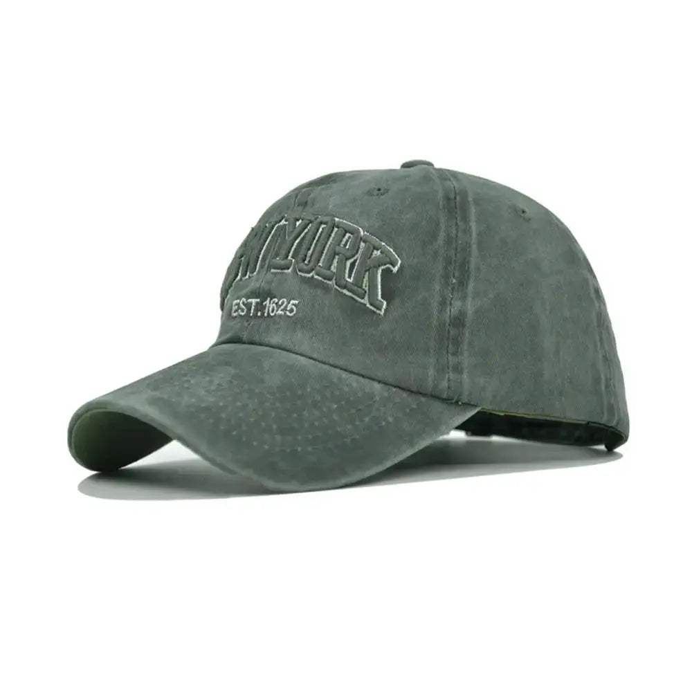 Fashion WASHED DENIM Baseball Cap Men Women Distressed Faded Caps Sunscreen Hats Adjustable Baseball Hats Outdoor Sports Hats by All Mart Bristol Ltd