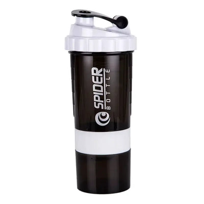 Shaker Bottle for Gym Protein Powder Cup 3 Layers Leak Proof Water Bottle for Gym Mixing Shake Bottle Outdoor Portable Drink Cup by All Mart Bristol Ltd
