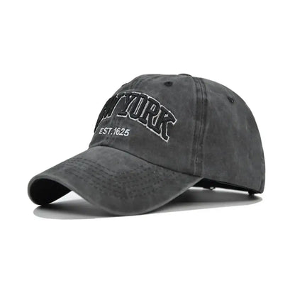 Fashion WASHED DENIM Baseball Cap Men Women Distressed Faded Caps Sunscreen Hats Adjustable Baseball Hats Outdoor Sports Hats by All Mart Bristol Ltd