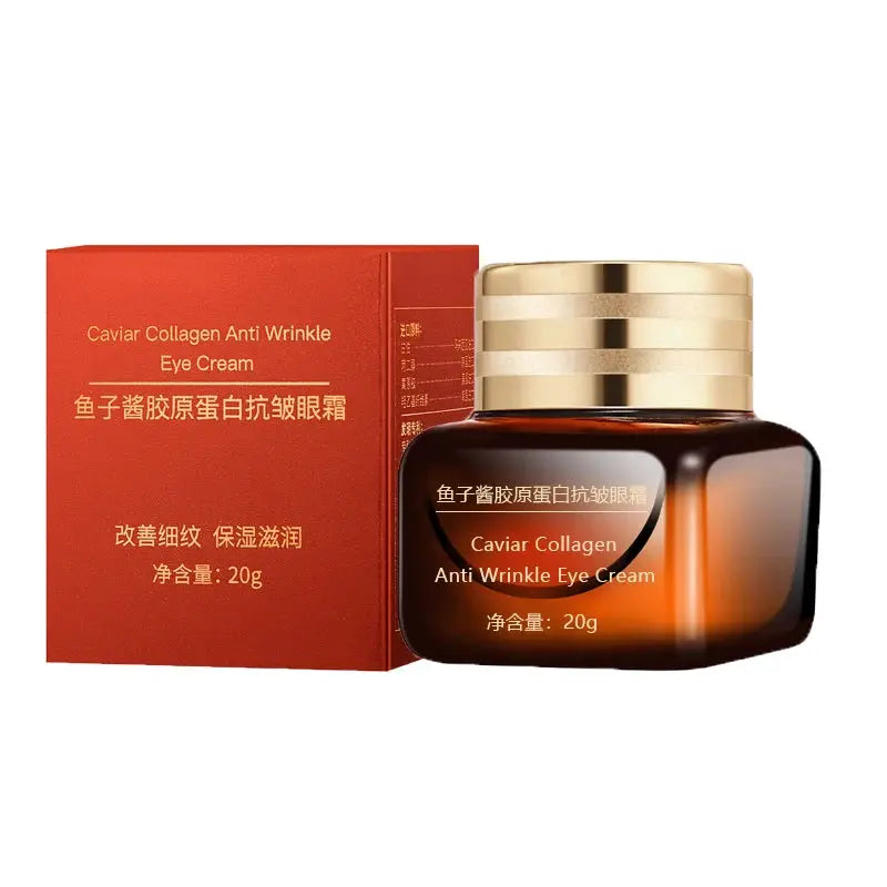 Moisturizing Face Serum and Cream Brighten Firming Anti-wrinkle Collagen Pre-Essence Caviar Eye Cream Dark Circle Eyebag Remover by All Mart Bristol Ltd