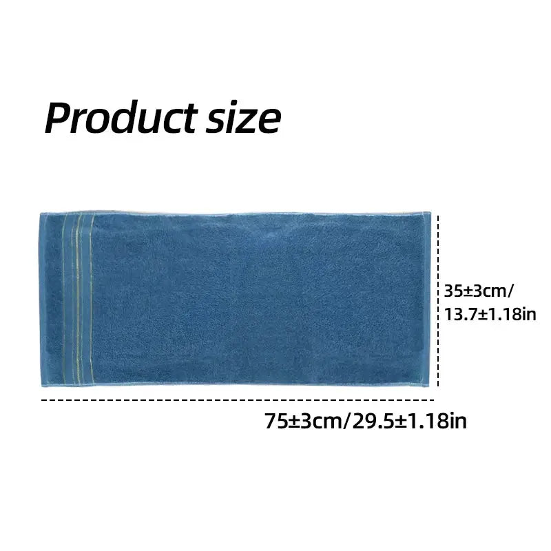 1 Thick Cotton Bathroom Face Towel for Household Couples 75x35cm by All Mart Bristol Ltd