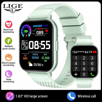 1.83" HD Large Screen 2026 New Smart Watch Bluetooth Call Heart Rate Monitoring Smartwatch Multiple Sport Mode Fitness Bracelet by All Mart Bristol Ltd