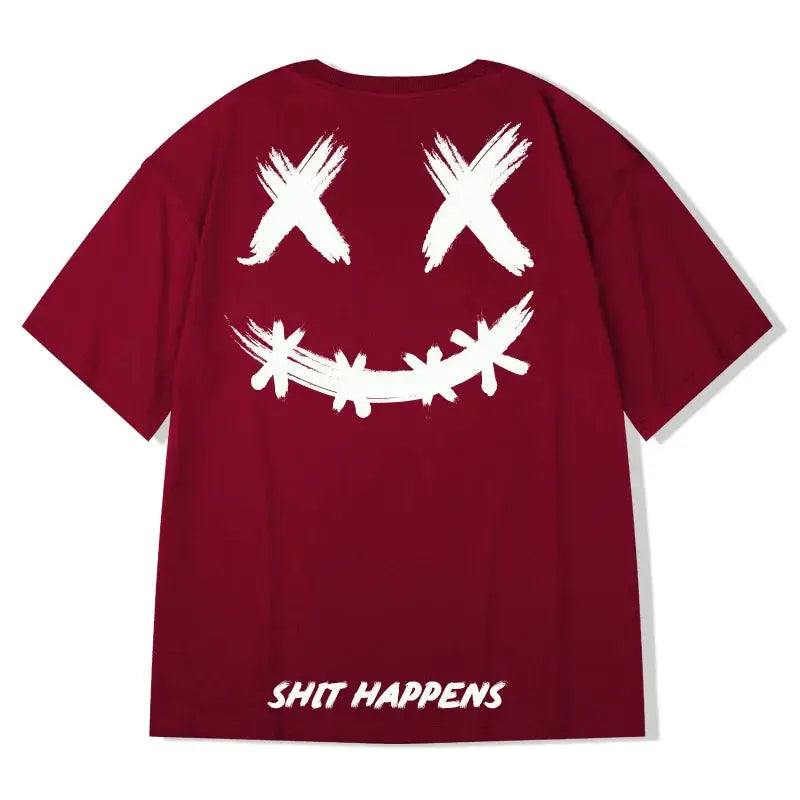 HMZ 2024 T Shirt Streetwear Men Oversized Hip Hop T-Shirt Print Harajuku Tshirt Summer Short Sleeve Cotton Loose Tops Tees Men by All Mart Bristol Ltd