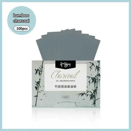 100 sheets Face Oil Absorbing Paper Oil Blotting Paper Oil Control Facial Cleansing Face Wipes Men Women Beauty Makeup Tools Acc by All Mart Bristol Ltd