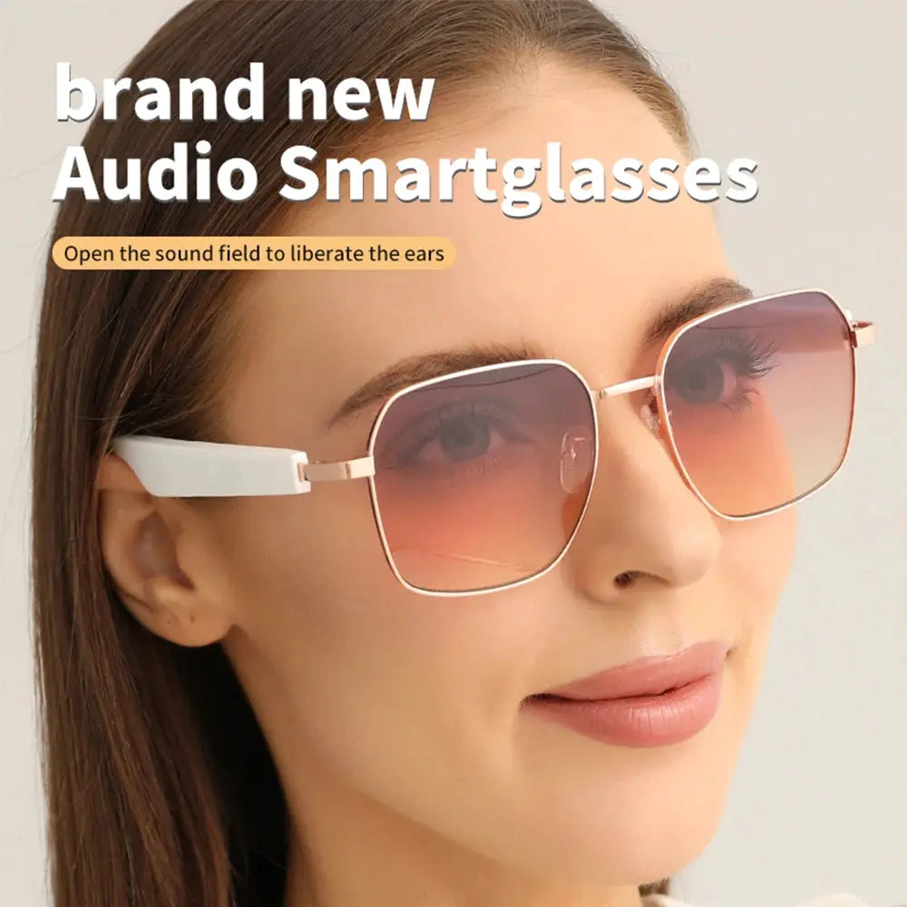 Smart Sunglasses Bluetooth glasses,Wireless HD UV Protective Lens Eyewear Waterproof Speaker,listen to songs, talk sunglasses by All Mart Bristol Ltd