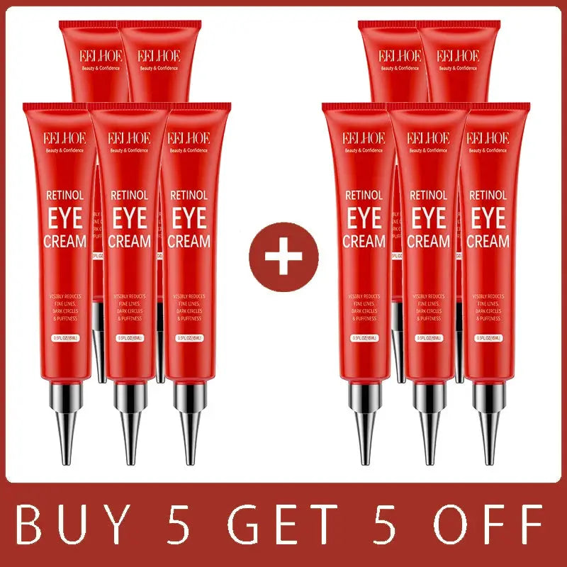 Anti Wrinkle Eye Cream Remove Eye Bags Puffiness Lifting Firming Smooth Skin Care Moisturizing Instant Eye Massage Cream by All Mart Bristol Ltd