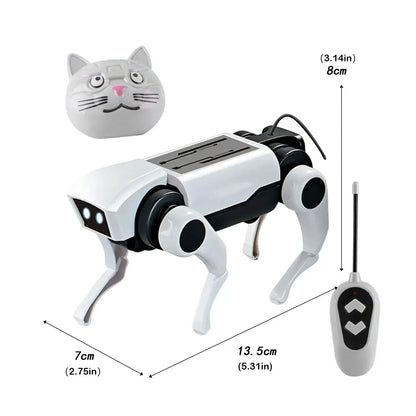 Rc Robot Children's Remote Control Mechanical Dog Toy Science Teaching Diy Assembling Model Electric Set Toys for Boys Kids Gift by All Mart Bristol Ltd