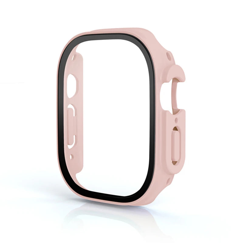 Glass+case For Apple Watch Ultra 49mm PC Bumper+Screen Protector Tempered luxury box Cover for apple watch ultra 2 Accessories by All Mart Bristol Ltd