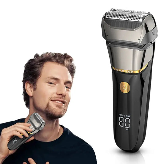 Men's electric shaver, reciprocating aluminum foil shaver, USB rechargeable shaver, holiday gift by All Mart Bristol Ltd