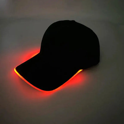 Wholesale Baseball Caps Night Glow Light Cap Boys Girls Fashion Headwear Costumes Accessory Caps Hats by All Mart Bristol Ltd