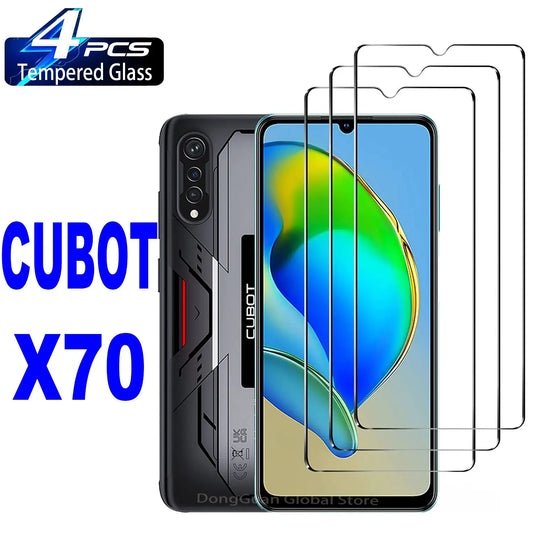 For CUBOT X70 Screen Tempered Glass Protector Glass Film by All Mart Bristol Ltd