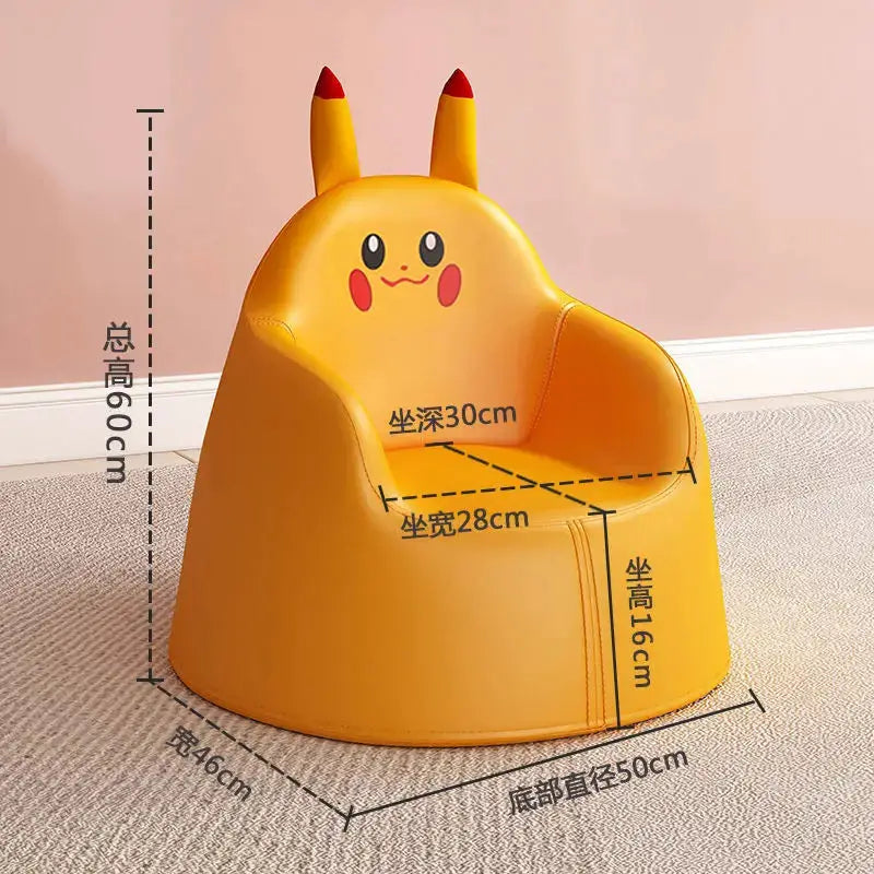Cartoon lazy Children mini Sofa Backrest Armchair PU waterproof Kids Sofa Lovely baby bedroom Confortable Sofa Kid Furniture by All Mart Bristol Ltd
