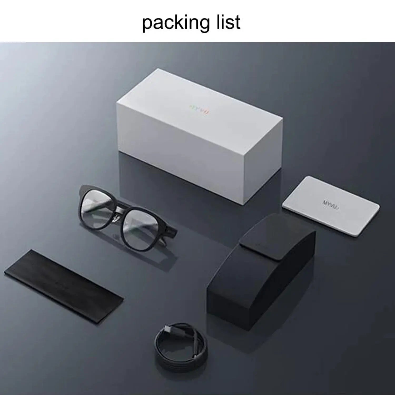 Meizu MYVU AR Smart Glasses 6 Translation AI Assistant Navigation Cycling Support Applewatch For Huawei Xiaomi Android 43g Light by All Mart Bristol Ltd