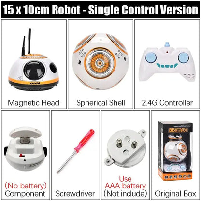 RC Robot 2.4G Radio Remote Control With Sound Watch Gesture Induction Sensor Intelligent Robot Car Model Kid Electronic Toy Gift by All Mart Bristol Ltd