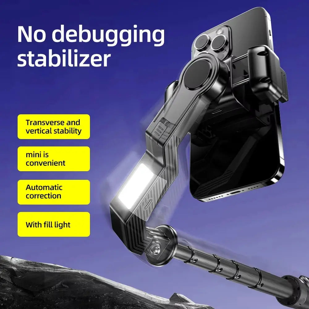 Handheld Gimbal Stabilizer Smartphone Camera Stabilizer Selfie Stick Tripod Stand Wireless Remote for IPhone Android by All Mart Bristol Ltd