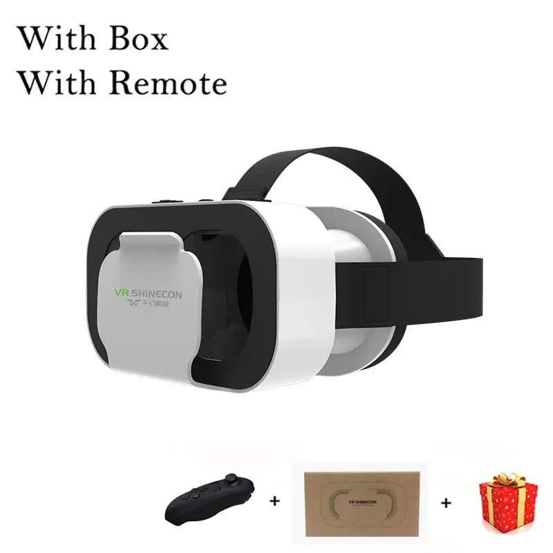 VR Glasses Virtual Reality Headset Viar Devices Helmet 3D Lenses Smart Goggles For Smartphones Phone Mobile Gogle Game Accessory by All Mart Bristol Ltd