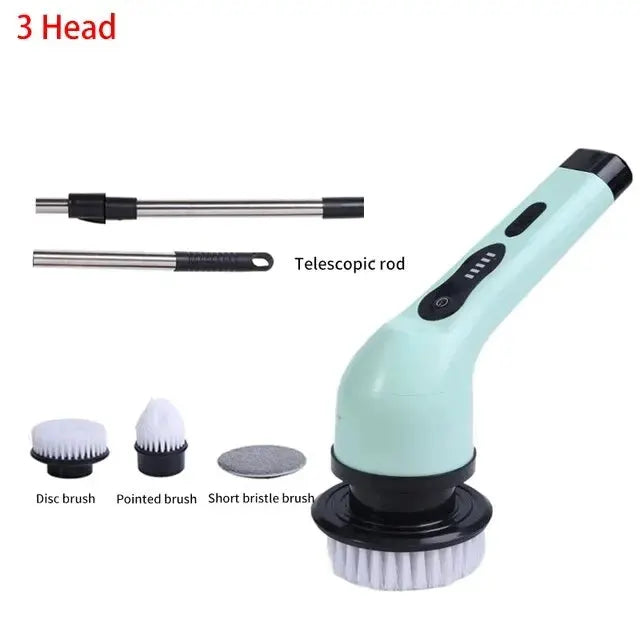 Wireless Electric Cleaning Brush Bathroom Window Kitchen Automotive Multifunctional Household Rotating Cleaning Machine by All Mart Bristol Ltd